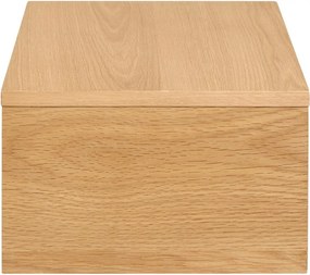 Noptieră în culoare naturală deschisă cu aspect de lemn de stejar Monfort – Actona