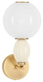 Aplica LED decorativa ceramica bej, alb, OBRIE