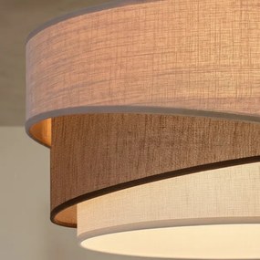 BRILAGI - Lustră aplicată ARROW 1xE27/60W/230V Ø 45 cm bej/maro/alb