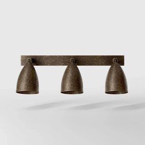 Aplica de perete din alama cu 3 spoturi directionabile Stoccolma
