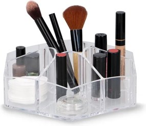 Organizator pentru cosmetice DELUXA ø 23 cm, transparent