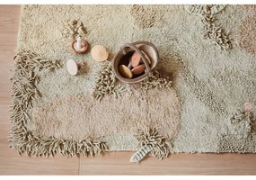 Covor de joacă pentru copii bej din bumbac 120x160 cm Mushroom Forest – Lorena Canals