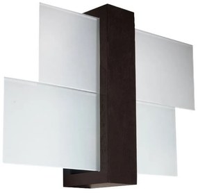 Aplică LED HERA 1xE27/7,5W/230V wenge Brilagi