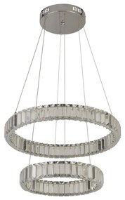 Lustra LED circulara cu 2 inele Tier
