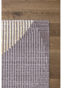 Covor gri din lână 100x180 cm Shades – Agnella