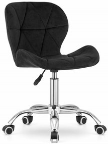 Scaun de birou AVOLA VELVET negru