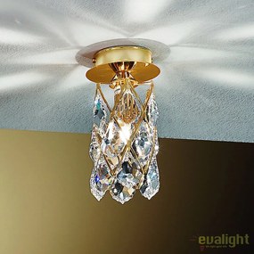 Plafoniera eleganta cristal Asfour Rita DL 7-555/1 gold OR