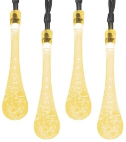 Ghirlandă LED solară cu senzor de amurg 20xLED/0,72W/1,2V 600 mAh 4,7m IP44
