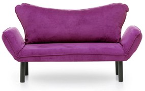 Canapea două locuri Charlene (violet). 1101557