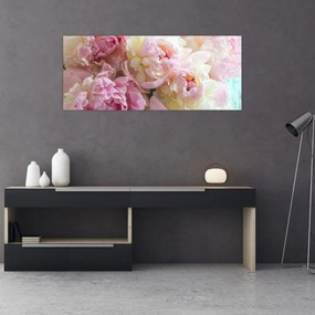 Tablou - Bujori (120x50 cm)