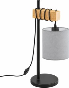 BRILAGI - Lampă de masă NUBILA 1xE27/40W/230V maro/negru/gri deschis