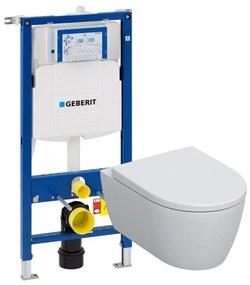 Pachet vas wc suspendat Geberit iCon si rezervor wc cu cadru incastrat Geberit Duofix Sigma UP320