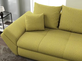 Canapea extensibilă dumonde cu ladă de depozitare si sezut confortabil din spuma high-density, Loana Enjoy Green 250x100 cm