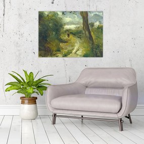 Tablou pe sticlă - Auguste Renoir, Landscape between Storms, reproducere (70x50 cm)