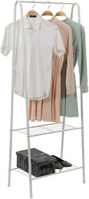 Stand fix haine, alb, 60x37x162 cm