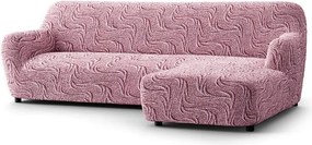 Gaico Huse bielastice BRILLANTE bordo canapea cu otoman dreapta (l. 170 - 300 cm)