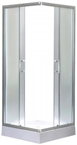 Cabină de duș pătrată Spirit Matt 80x80x194 cm cu cădiță de duș din acril armat