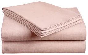 Cearsaf din bumbac SLUB 140x240 cm roz deschis, 100% bumbac Dimensiune: 140 x 240 cm