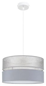 Lustră pe cablu LIMA 1xE27/60W/230V gri