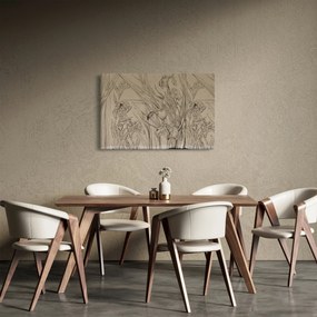 Tablou - Contururile plantelor (90x60 cm)