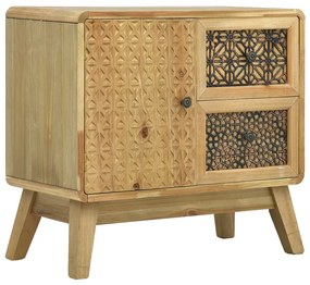 285766 vidaXL Servantă, maro, 60x30x56,5 cm, lemn