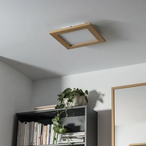 Panou LED RGBW dimabil aplicat Eglo SALOBRENA-C LED/16W/230V maro + telecomandă