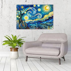 Tablou – Mozaic al nopții înstelate (90x60 cm)