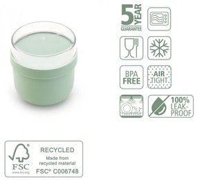 Bol pentru mic dejun Brabantia Make&amp;Take 500ml, Jade Green 1006297