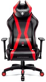Scaun gaming Diablo X-Horn 2.0 King Size: Negru-roșu Diablochairs