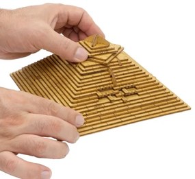 Puzzle din lemn piramidă EscapeWelt