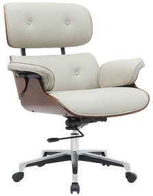 Scaun Directorial Piele Ecologica Kristall Bej