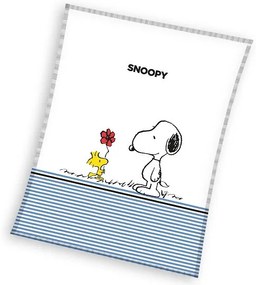Snoopy Flower pătură din lână polară 130x170cm