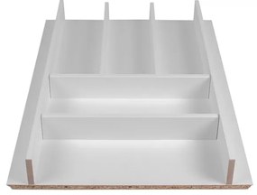 Organizator de tacâmuri alb 33 x 47 cm Wood Line – Elletipi