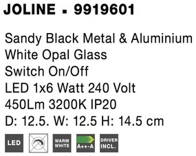 Aplica de perete LED JOLINE NVL-9919601
