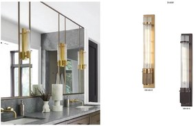 Aplica de perete design minimalist SHAW bronz antic