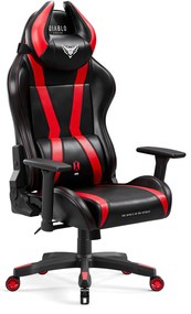 Scaun gaming Diablo X-Horn 2.0 King Size: negru-roșu