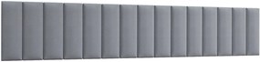 Panou de perete capitonat QUADRATTA 20x60 cm - mai multe culori Culoare: Gri inchis