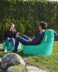 Fotoliu puf pentru grădină EVA Sport - Turquoise