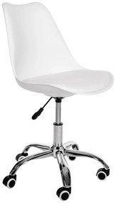 Scaun de birou Feruz (alb). Promo -30%. 1069104
