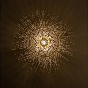 Brilagi - Lustră LED CERIA BOHO pe cablu, 1xE27/40W/230V, Ø 70 cm, bambus