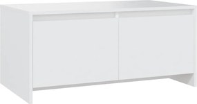 vidaXL Măsuță de cafea, alb, 90x50x41,5 cm, PAL