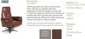 Fotoliu cu functia relax, mecanism electric, Alfredo AC-KF-A009-M1595