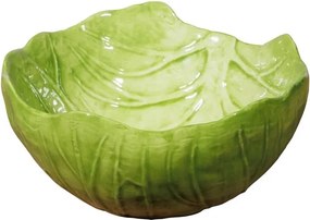 Bol din ceramica, in forma de salata, Lettuce