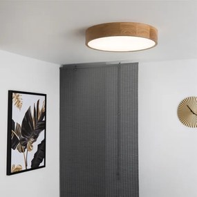 Brilagi - Plafonieră LED CARVALHO LED/36W/230V, stejar, Ø 47,5 cm