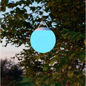 Eglo 75815 - Corp de iluminat exterior LED RGB dimabil POGGIOBELLO LED/2600 mAh IP44 alb + telecomandă