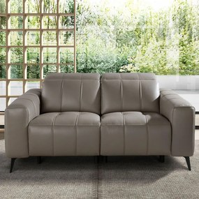 Canapea 2 locuri design italian, Functia Relax, Cowhide gri