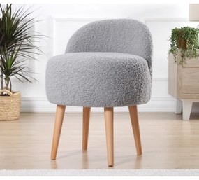 Taburet MIKI, Ø 46 cm, gri