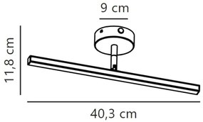 Nordlux LED iluminat baie oglindă IP44 LED/6,2W/230V 40 cm crom mat