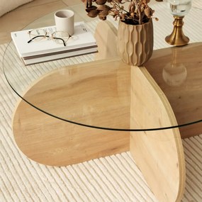 Măsuță de cafea Bubble Sapphire Oak