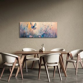 Tablou - Pajiște cu Fluture II (120x50 cm)